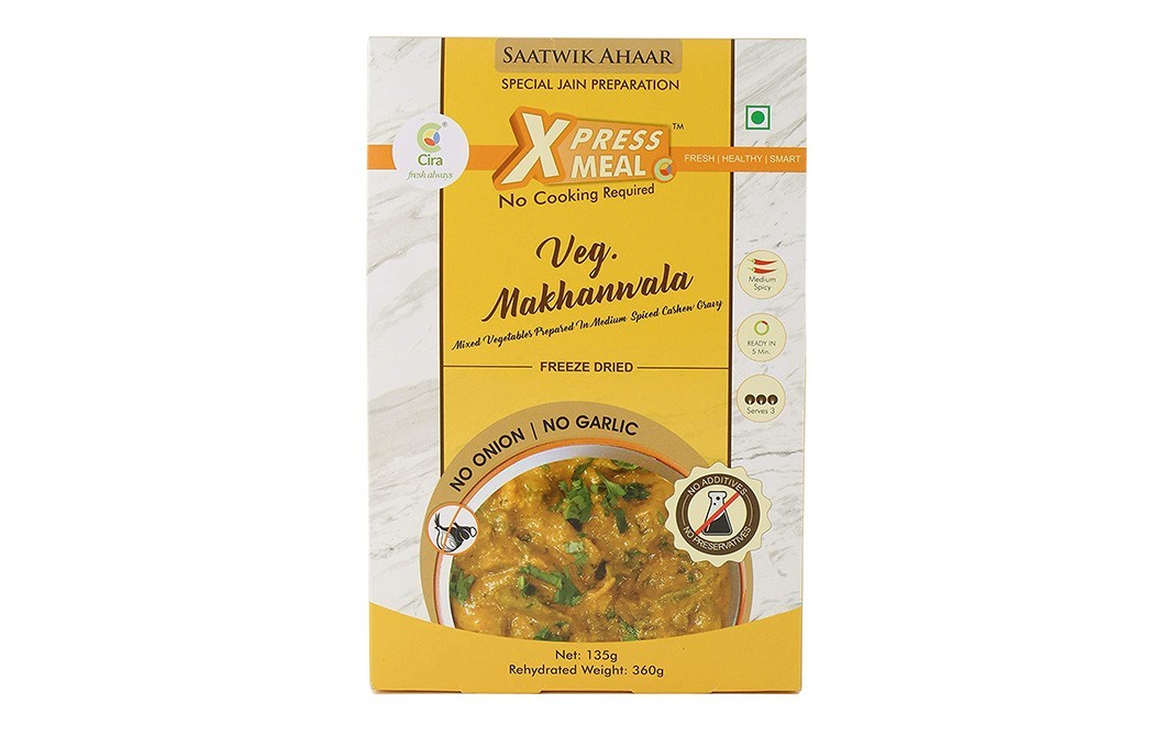 Cira Xpress Meal Veg. Makhanwala Saatwik Ahaar   Box  135 grams
